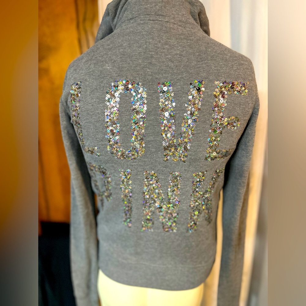 PINK Victoria's Secret Gray Hoodie